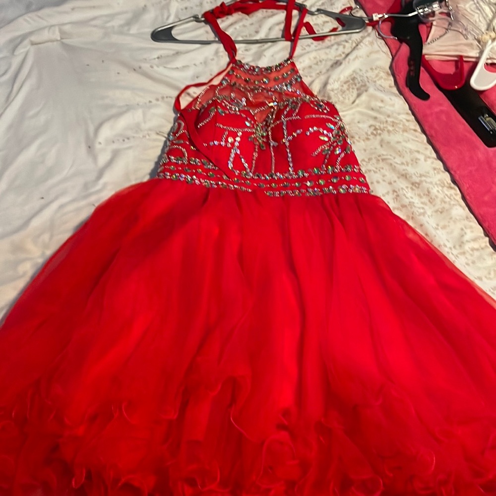 cute little red dress